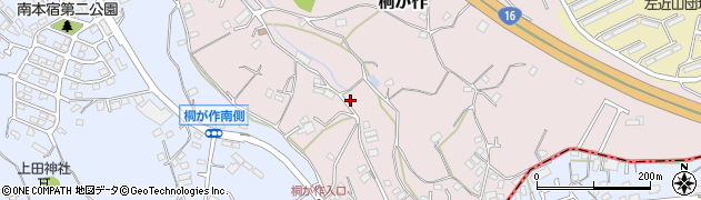 神奈川県横浜市旭区桐が作1656周辺の地図