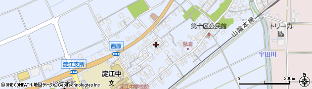 鳥取県米子市淀江町西原621-19周辺の地図