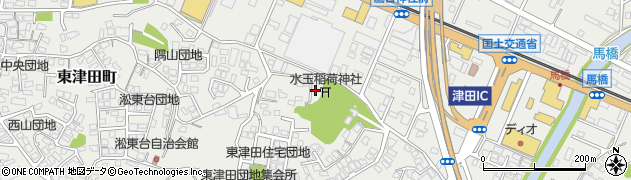 島根県松江市東津田町1384周辺の地図