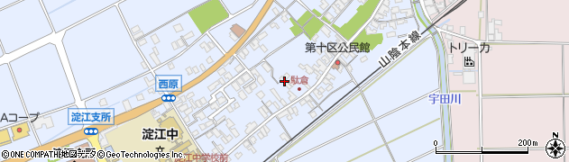 鳥取県米子市淀江町西原606周辺の地図