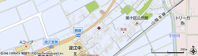 鳥取県米子市淀江町西原639周辺の地図