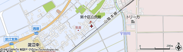 鳥取県米子市淀江町西原389周辺の地図