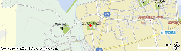 滋賀県長浜市高畑町296周辺の地図