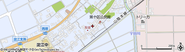 鳥取県米子市淀江町西原596周辺の地図