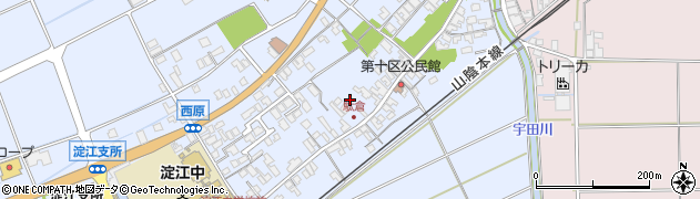 鳥取県米子市淀江町西原602周辺の地図