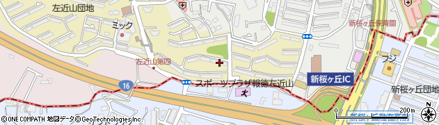 神奈川県横浜市旭区左近山448周辺の地図