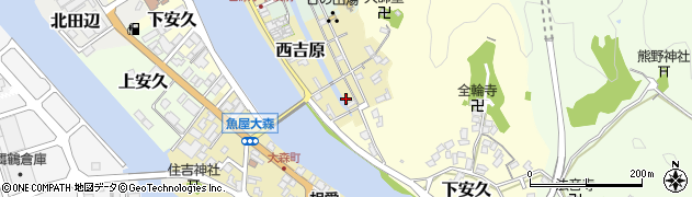 京都府舞鶴市西吉原102周辺の地図