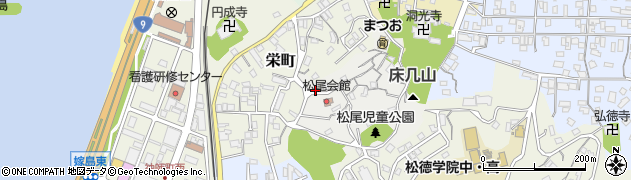 島根県松江市松尾町787周辺の地図