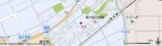 鳥取県米子市淀江町西原603周辺の地図