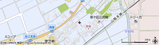 鳥取県米子市淀江町西原582周辺の地図