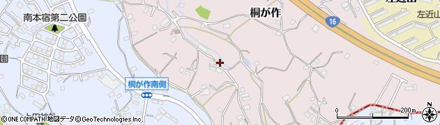 神奈川県横浜市旭区桐が作1655周辺の地図