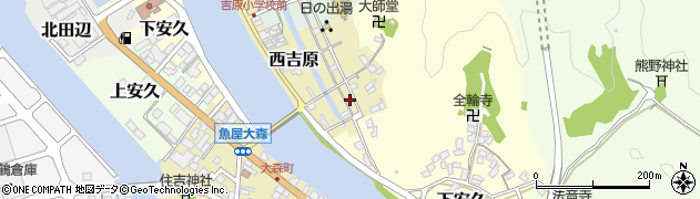 京都府舞鶴市西吉原87周辺の地図