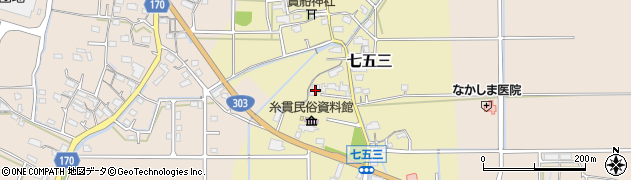 岐阜県本巣市七五三679周辺の地図