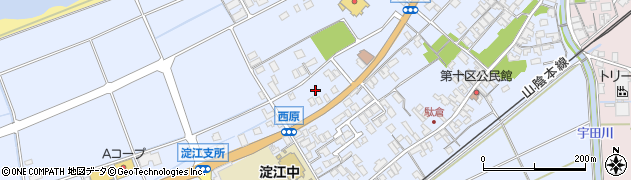 鳥取県米子市淀江町西原1163周辺の地図