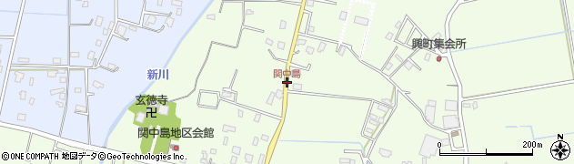 関中島周辺の地図