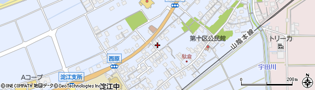 鳥取県米子市淀江町西原581周辺の地図