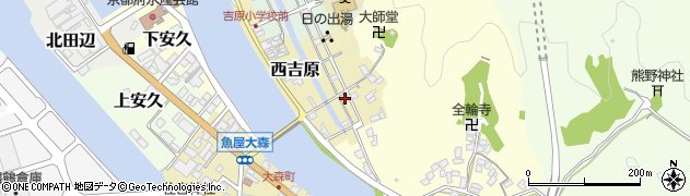 京都府舞鶴市西吉原82周辺の地図
