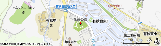 永藤公園周辺の地図