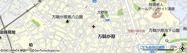 神奈川県横浜市旭区万騎が原周辺の地図