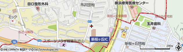 神奈川県横浜市旭区市沢町958周辺の地図