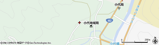 兵庫県美方郡香美町小代区大谷720周辺の地図