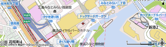 神奈川県横浜市西区みなとみらい2丁目周辺の地図