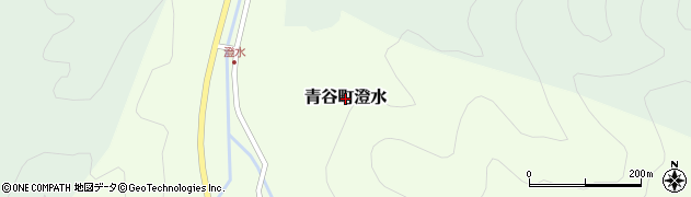 鳥取県鳥取市青谷町澄水周辺の地図