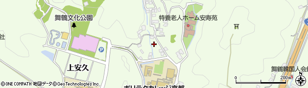 京都府舞鶴市上安377周辺の地図
