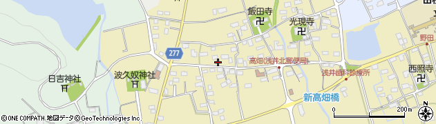 滋賀県長浜市高畑町224周辺の地図