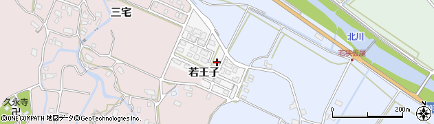 福井県三方上中郡若狭町若王子周辺の地図