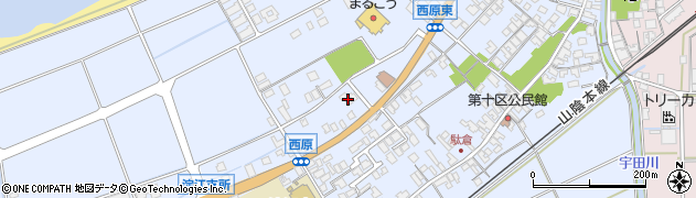 鳥取県米子市淀江町西原1161周辺の地図