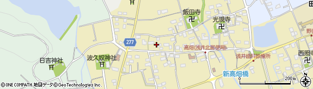 滋賀県長浜市高畑町225周辺の地図
