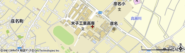 米子工業高等専門学校　学生課教務係周辺の地図