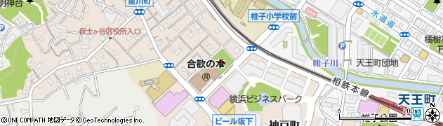 神戸町第二公園周辺の地図