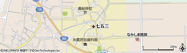 岐阜県本巣市七五三687周辺の地図