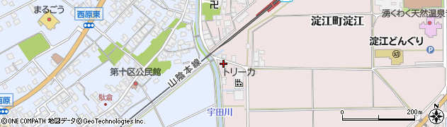 鳥取県米子市淀江町淀江173周辺の地図