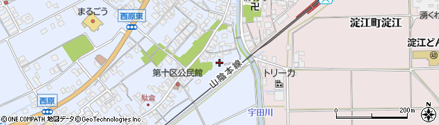 鳥取県米子市淀江町西原440周辺の地図
