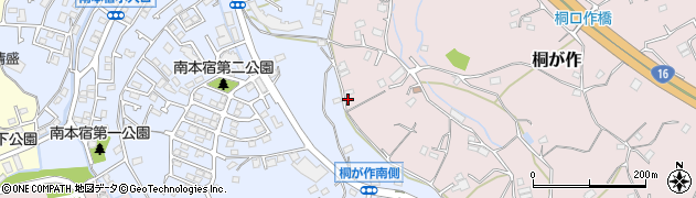 神奈川県横浜市旭区桐が作1647周辺の地図