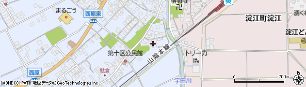 鳥取県米子市淀江町西原463周辺の地図