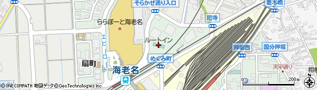 ホテルルートイン海老名駅前周辺の地図