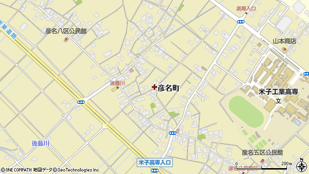 〒683-0854 鳥取県米子市彦名町の地図