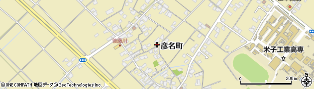 鳥取県米子市彦名町周辺の地図