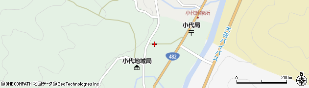 兵庫県美方郡香美町小代区大谷191周辺の地図
