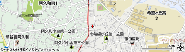神奈川県横浜市旭区南希望が丘121周辺の地図