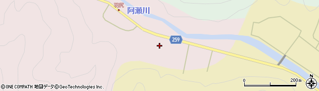 兵庫県豊岡市日高町羽尻74周辺の地図