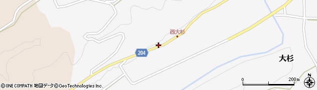 鳥取県東伯郡琴浦町大杉723周辺の地図