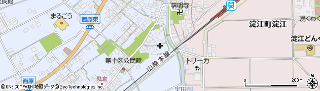 鳥取県米子市淀江町西原460周辺の地図