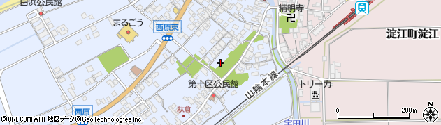 鳥取県米子市淀江町西原574周辺の地図