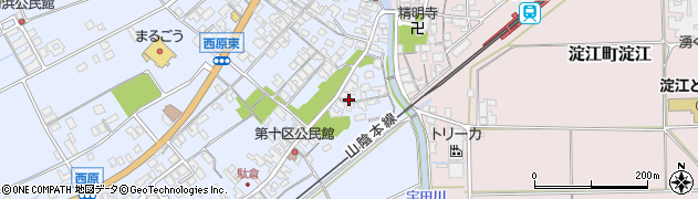 鳥取県米子市淀江町西原469周辺の地図