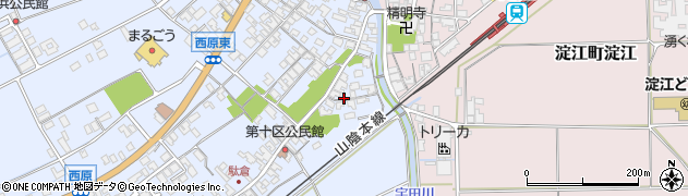 鳥取県米子市淀江町西原470周辺の地図
